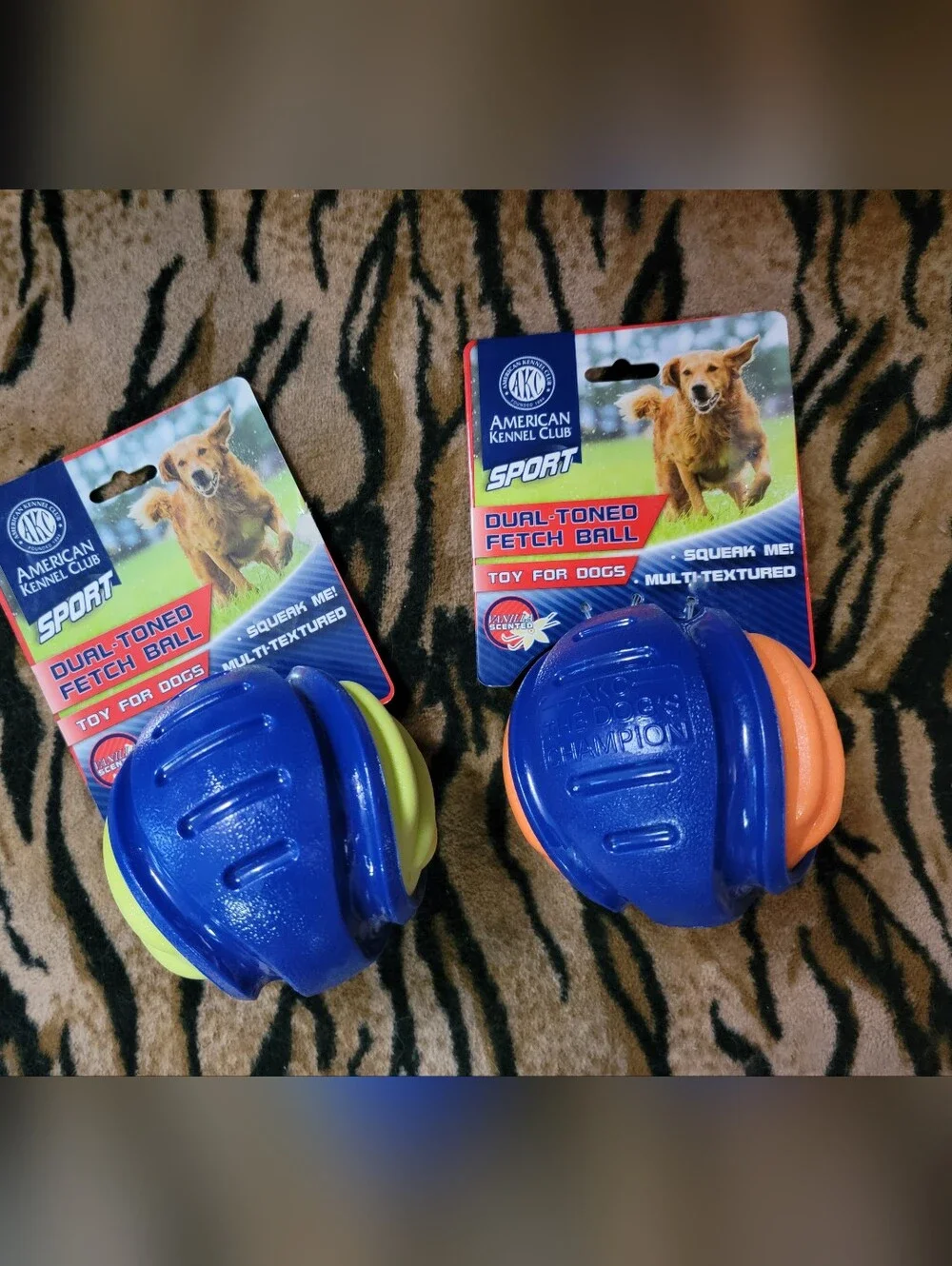 Dog Ball American Kennel Club Fetch Ball - Durable Various Colors Ea.large New